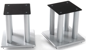 Atacama SL300i Speaker Stands Silver Metallic