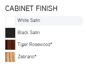 Avantgarde cabinet finishes