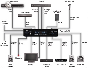 CYP AU-A300 (AUA300) 2-Channel Digital Amplifier flowchart