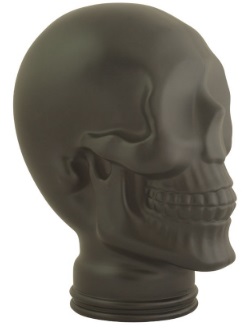 Glass Skull - Headphone Stand - Black