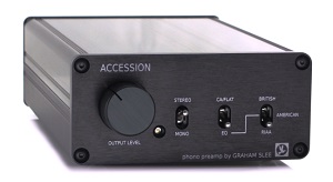 Graham Slee Accession - MM Phono Preamp With Volume Control Black