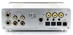 Graham Slee Majestic Multi Input DAC Digital Preamp rear