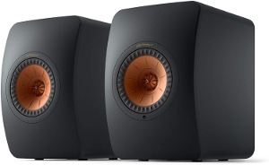 KEF LS50 Wireless II - Active wireless stereo speaker system - Carbon Black