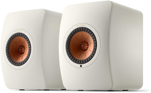 KEF LS50 Wireless II - Active wireless stereo speaker system - Mineral White