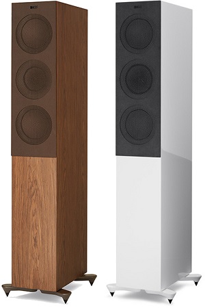 KEF R7 Floorstanding Speakers white or walnut