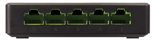 Luxul XGS-1005 (XGS1005) 5-Port Gigabit Switch rear