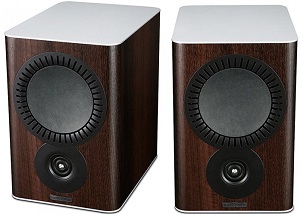 Mission QX-2 (QX2) Bookshelf Speakers Walnut Pearl