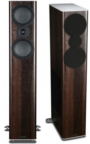 Mission QX-5 (QX5) Floorstanding Speakers Walnut Pearl