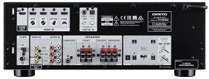 Onkyo TX-SR252 (TXSR252) 5.1 AV Receiver rear