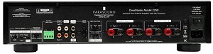 Parasound ZoneMaster Model 2350 2.1 Channel Amplifier back