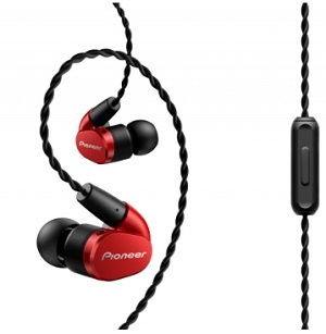 Pioneer SE-CH5T-R (SECH5TR) Earphones Red