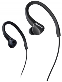 Pioneer SE-E3-B (SEE3B) Sports Earphones Black