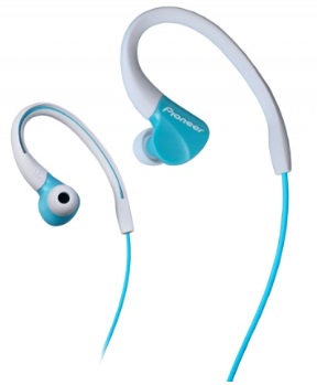 Pioneer SE-E3-GR (SEE3GR) Sports Earphones Grey & Turquoise