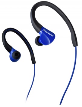 Pioneer SE-E3-L (SEE3L) Sports Earphones Black & Blue