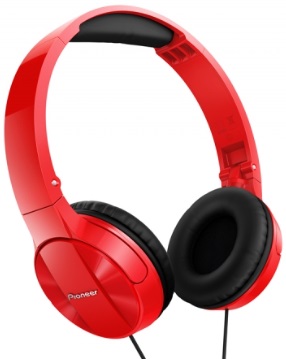 Pioneer SE-MJ503-R (SEMJ503R) Headphones Red