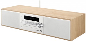 Pioneer X-CM66D-W (XCM66DW) Hi-fi micro-system White and Beech