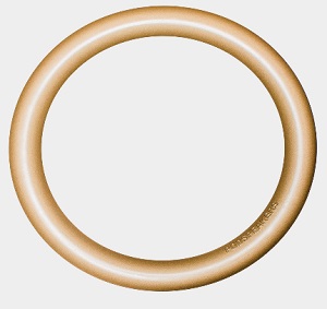 Podspeakers Hoop - Aluminium soft gold