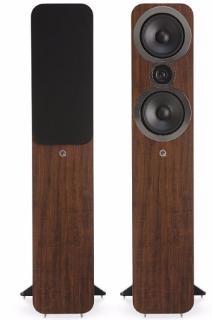 Q Acoustics 3050i Floorstanding Speakers English Walnut