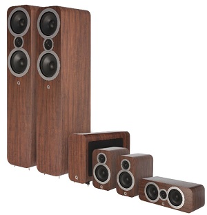 Q Acoustics Q3050i Cinema Pack English Walnut