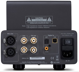 Quad PA-One (PAOONE) Headphone Amplifier rear