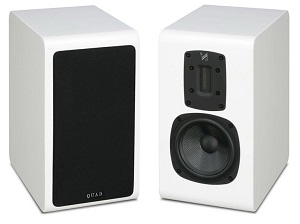 Quad S-2 (S2) 2 way  Bookshelf Speakers Piano White