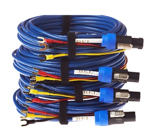 REL Bassline Blue Custom 10M - Hi Level Cable 