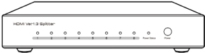 Vision HD SP0108-U01 One-Input-Eight-Output HDMI Splitter