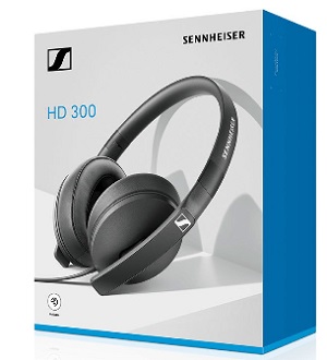 Sennheiser HD 300 (HD300) Headphones (508597) box