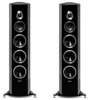 Sonus Faber Sonetto VIII Floorstanding Speakers Piano Black