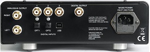 Sugden Masterclass DAC-4 24/96 Converter rear