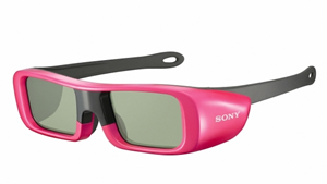 Sony TDG-BR50P (TDGBR50P) Small Size 3D Glasses - Side