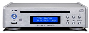 TEAC PD-301-X (PD301X) CD Player FM Tuner Silver