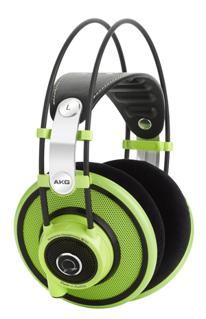 AKG Quincy Jones Q701 Premium Class Reference Headphones - Green
