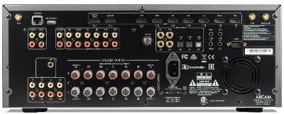 Arcam AVR11 HDMI 2.1 Class AB AV Receiver - rear