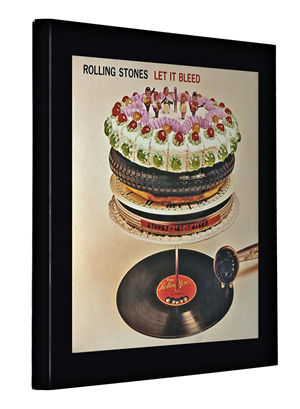 Art Vinyl Play & Display Record Frame - Open