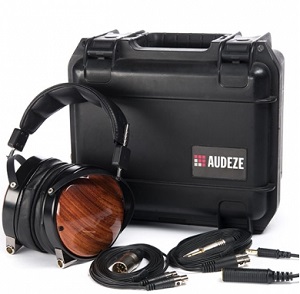 Audeze LCD-XC Closed Circumaural Headphones + Bubinga Wood cups / Leather and Travel Case 