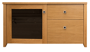 Audio Cabinet Canterbury - 2 Bay with Drawers