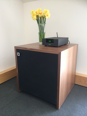 Audio Cabinet Tamzin Single bay - Walnut