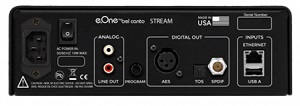 bel canto e.One Stream Network Bridge rear