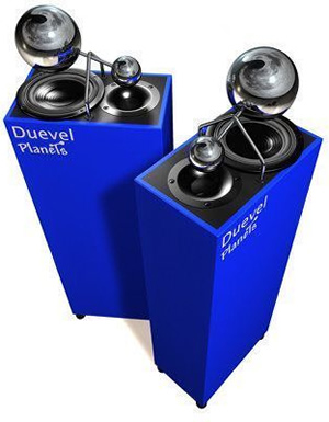 Duevel Planets floorstanding omni-directional loudspeaker - Blue