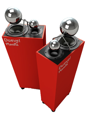Duevel Planets Loudspeakers - Red