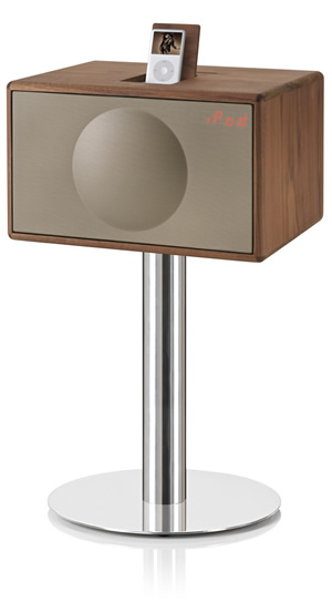 Geneva Model L in Walnut with Floor Stand