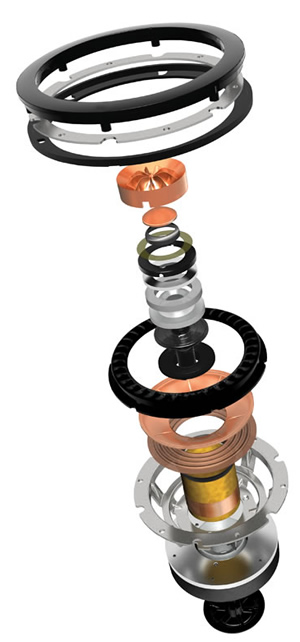 KEF LS50 Drive Unit - Exploded Diagram