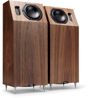 neat IOTA ALPHA floorstanding loudspeakers - American Walnut finish