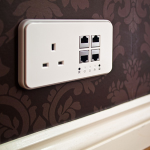 PE Socket -  installed in a room