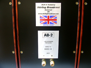 Stirling Broadcast AB-2 Rear Label