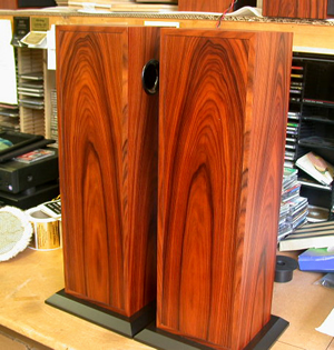 Stirling AB-2 Bass Extenders for LS3/5a - Rosewood finish