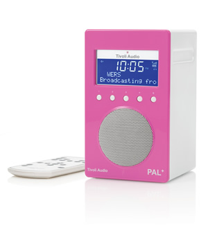 Tivoli PAL+ FM/DAB/DAB+ Portable Radio - Pink