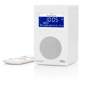 Tivoli Pal+ Portable FM/DAB/DAB+ Radio - High Gloss White